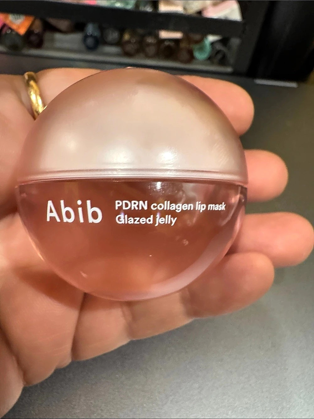 Abib PDRN collagen lip mask Glazed jelly Pink NWT 0.38 Oz
